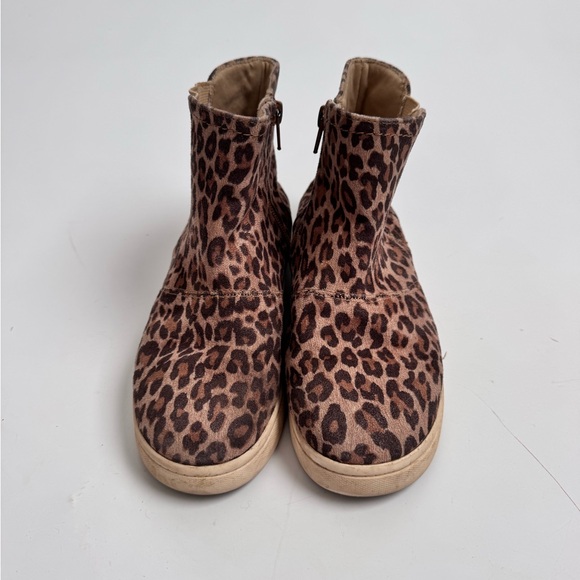 Harper Canyon Leopard Print Kids Booties Size 4 - Picture 2 of 6